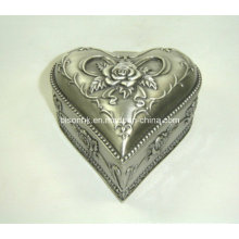 Heart Shape Metal Jewelry Box, Jewelry Box